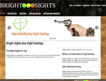 Tablet Screenshot of brightsights.com